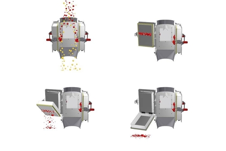 General principle of the function of magnetic separator ML