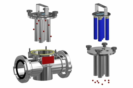 General principle of the function of magnetic separator MSP-C