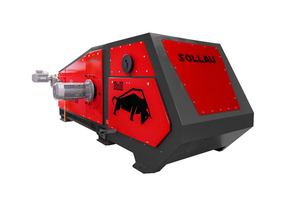 Eddy Current Separator with eccentrically embedded rotor ECS-E BULL