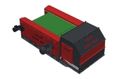 Magnetic separator with eccentrically mounted rotor (ECS-E ZEBU