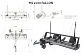 Magnetic sweepers MS 2000 FALCON for airports and large areas
