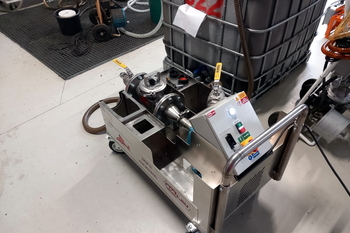 Mobile magnetic filter MSP-S ANCISTRUS – filtration of the pretreatment bath in an automotive paint shop