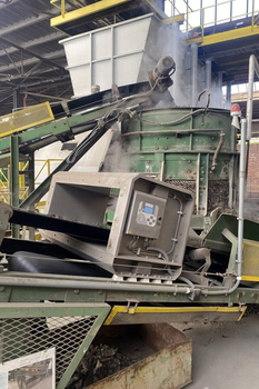 Tunnel metal detector METRON 05 D — production of dry mortar mixes