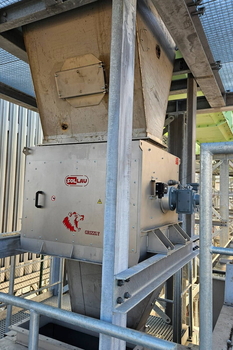 Magnetic drum MBZ 506 F 1000 ATEX – separation of metals in the production of solid recovered fuel SRF