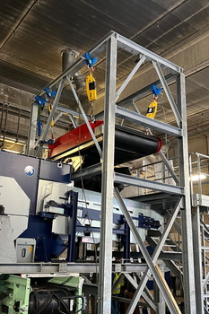 Overband plate DND-AC Mx8 F BEAST – separation of metals in the production of solid recovered fuel SRF