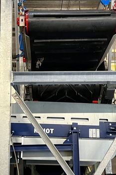 Overband plate DND-AC Mx8 F BEAST – separation of metals in the production of solid recovered fuel SRF