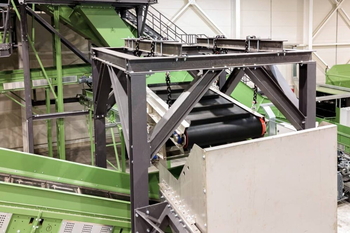 Automatic magnetic plate DND-AC – sorting of non-ferrous metals from waste-to-energy bottom ash