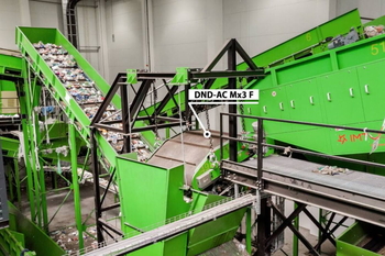 Automatic magnetic plate DND-AC – sorting of non-ferrous metals from waste-to-energy bottom ash