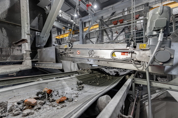 Automatic magnetic plate DND-AC – sorting of non-ferrous metals from waste-to-energy bottom ash