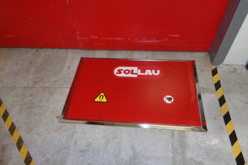 Magnetic mat MM – entrance to the hygiene zone of a food operation