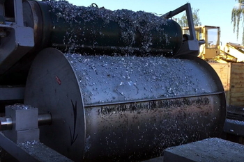 Magnetic drum MB – cleaning up the iron fraction in metal recycling