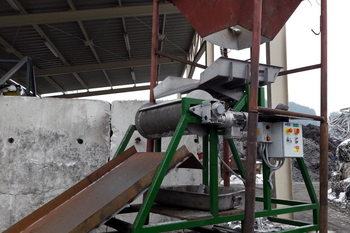 Magnetic drum MB – cleaning up the iron fraction in metal recycling