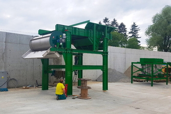Magnetic drum MB – cleaning up the iron fraction in metal recycling