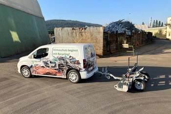 Magnetic sweeper MS 2000 FALCON – cleaning surfaces of fallen scrap