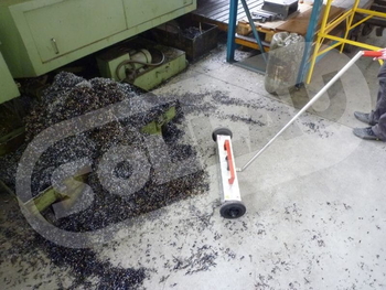 Magnetic sweeper MZ – cleaning up chips in an engineering site