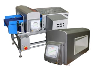 Metal detectors for food processing industry for conveyor belt