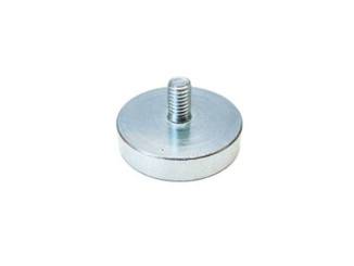 Neodymium pot magnets with external thread