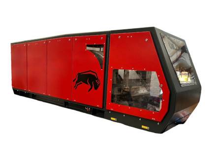 Magnetic separator with eccentrically embedded rotor (ECS-E BUFFALO