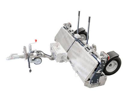 Tow behind magnetic sweepers MS FALCON for airports and unpaved surfaces