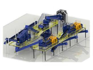 Automated sorting line for aluminum wheel discs