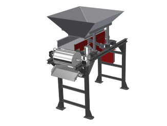 Line for separation of magnetic cans