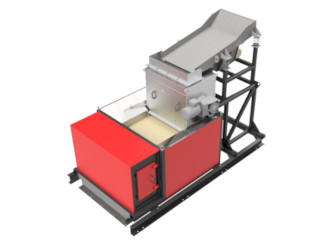 Separation line for recycling of cullet