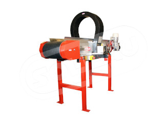 Tunnel demagnetizer with a belt conveyor TOSD