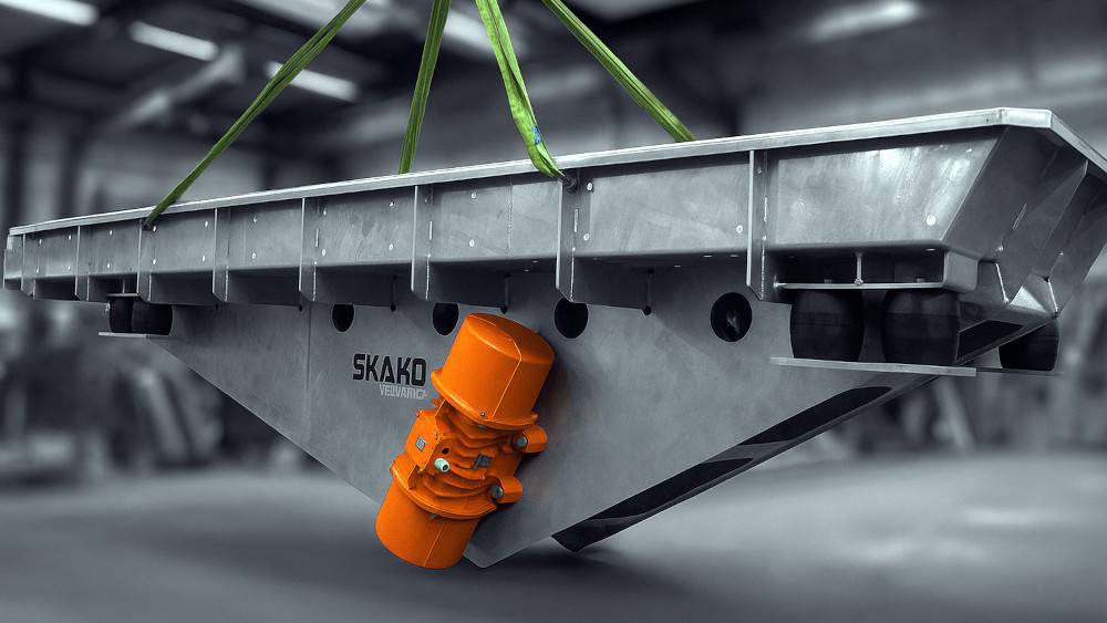 Vibrating conveyor