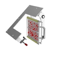 How is cleaned the tiltable plate magnet MS-MC-S