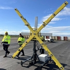 Portable lighted runway closure marker