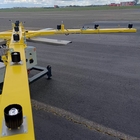 Portable lighted runway closure marker