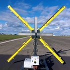 Portable lighted runway closure marker