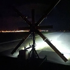 Portable lighted runway closure marker