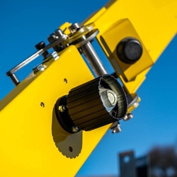 Portable lighted runway closure marker - assembly