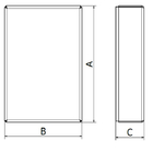 Dimensions of clarifiers of metal plates