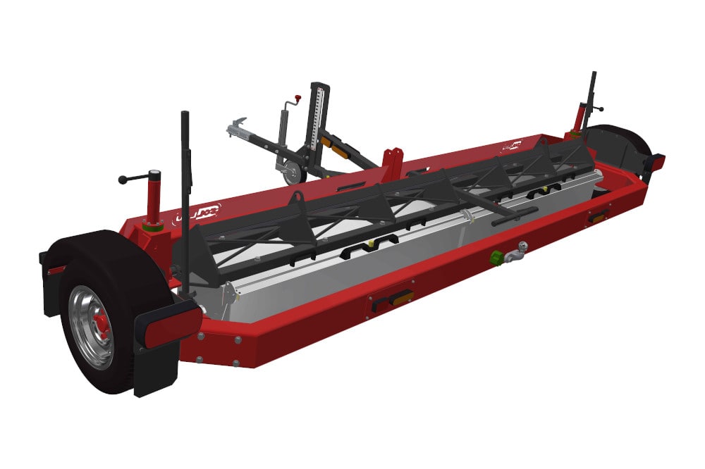 Tow behind sweepers for the airport and roads MSA SOLLAU s.r