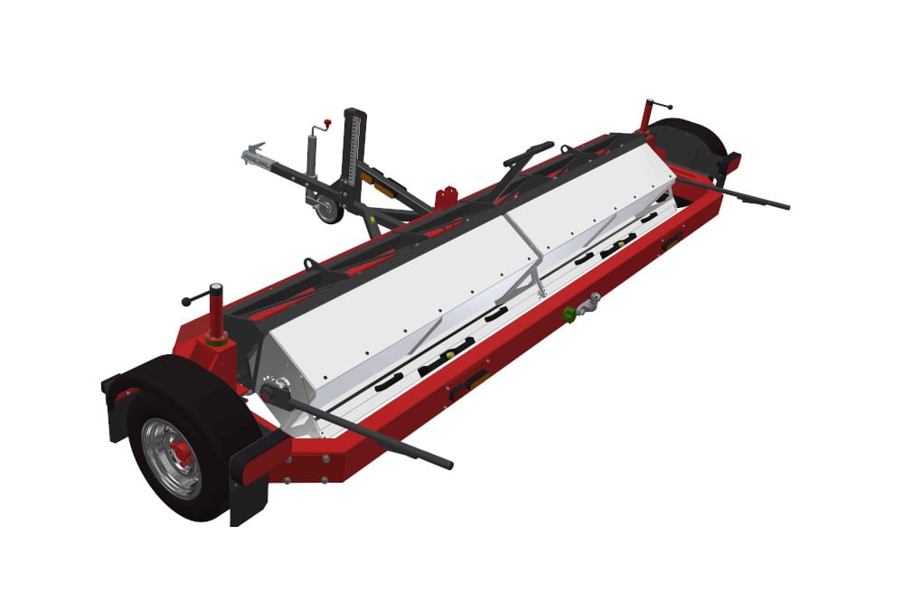 Tow behind sweepers for the airport and roads MSA SOLLAU s.r